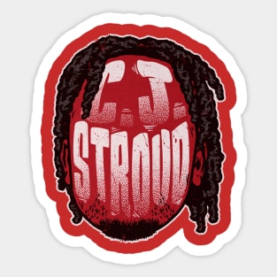 C.J. Stroud Houston Player Silhouette Sticker